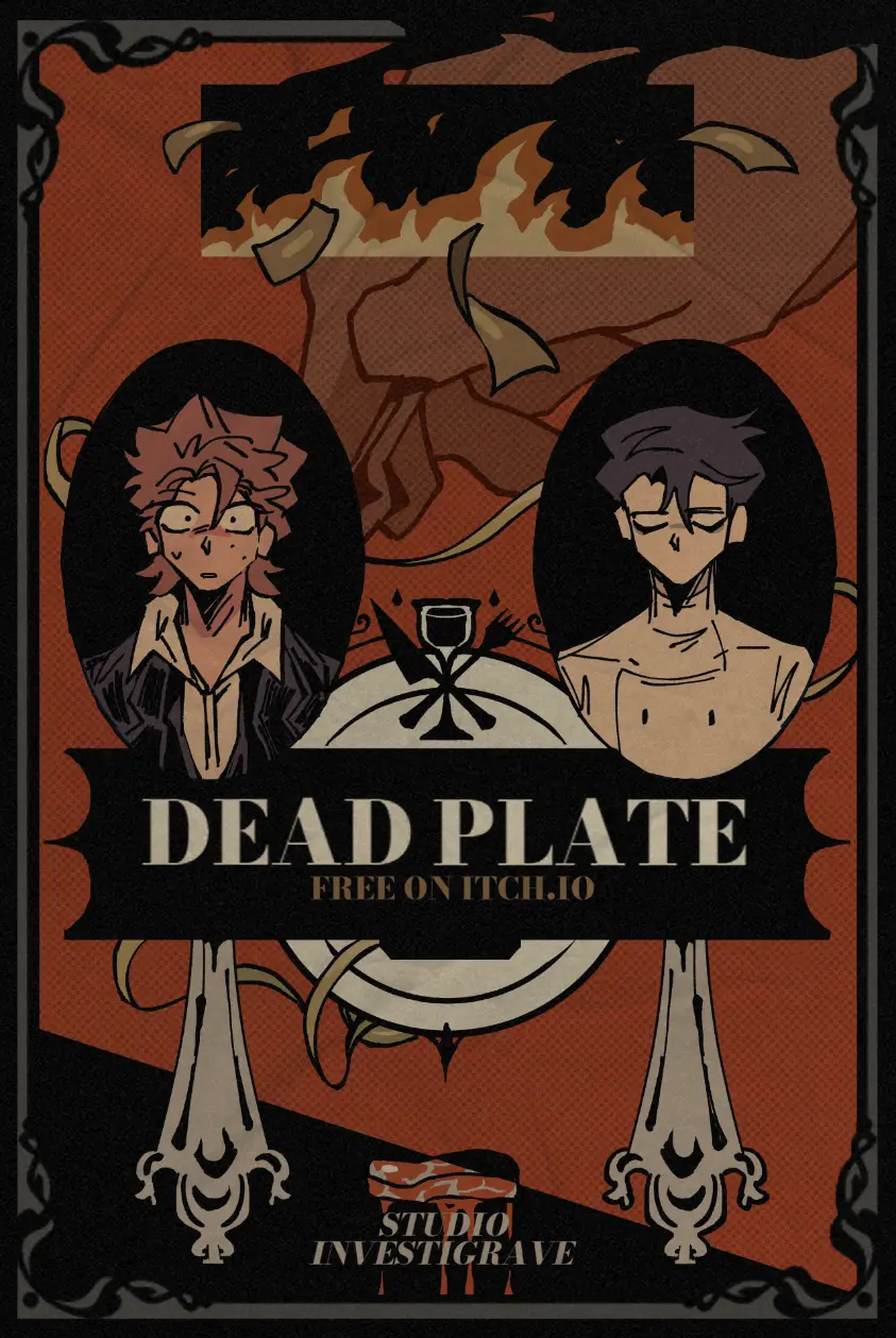 Dead Plate promotional poster with Rody and Vince